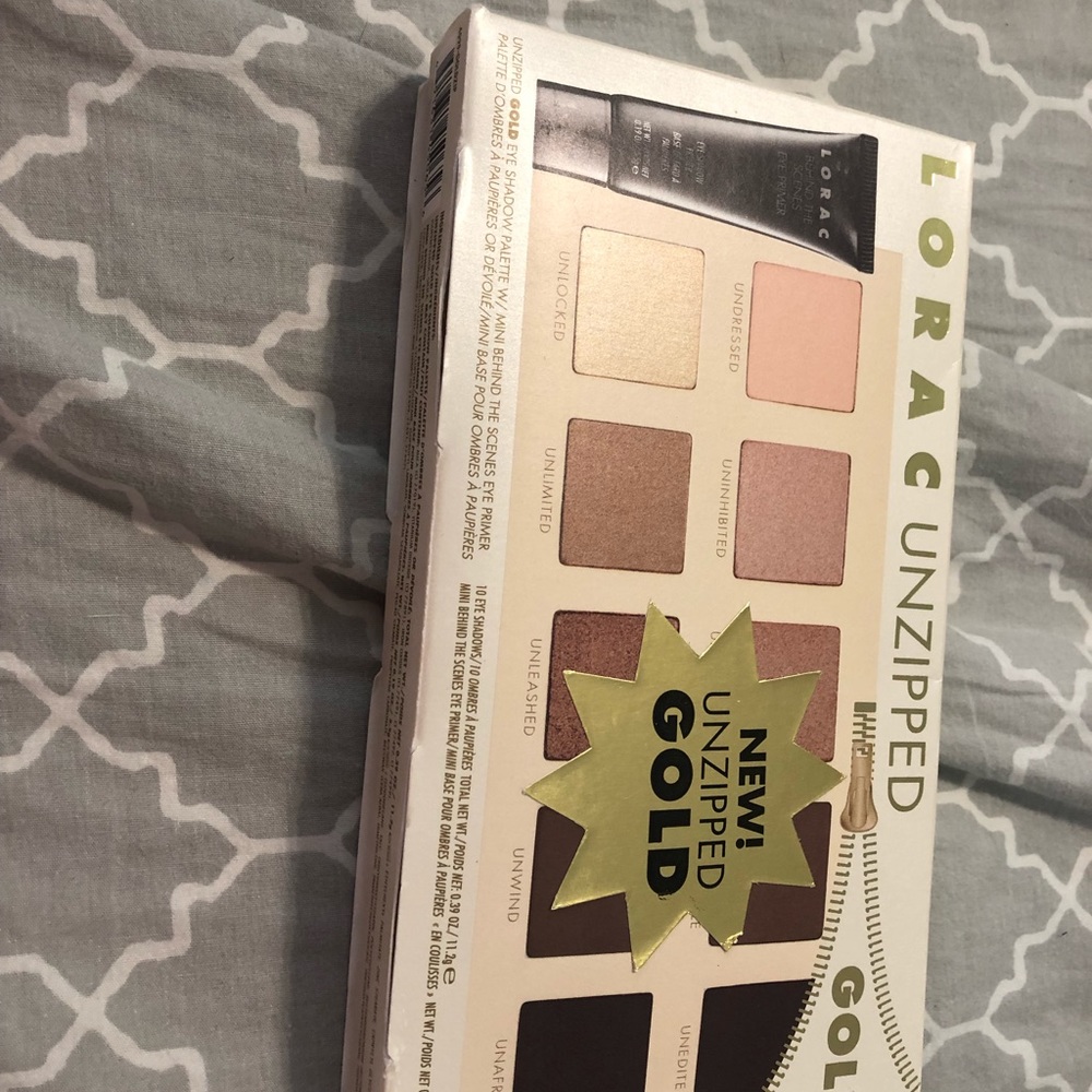 Lorac unzipped gold eye palette